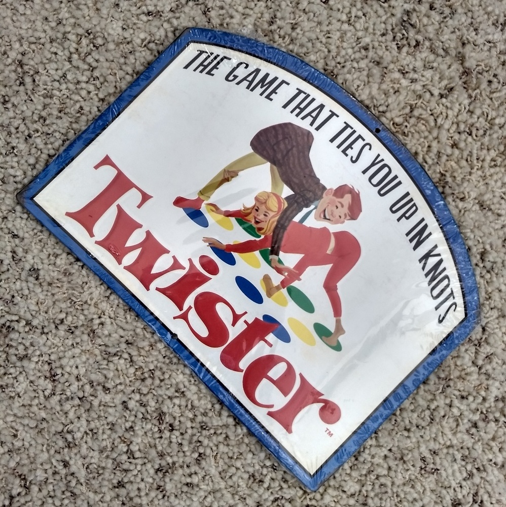 New Twister Metal Sign Decor